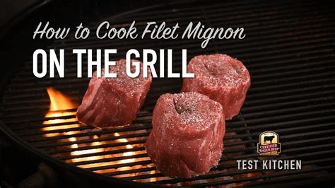 how long do you cook a 2 inch filet mignon on a gas grill